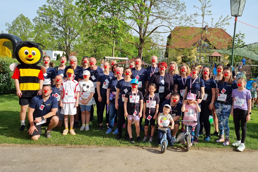 Team Raiffeisen Bank ROTE NASEN LAUF in Hippersdorf