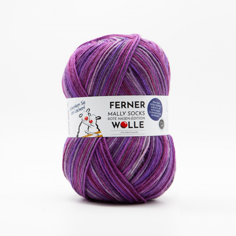 Ferner Wolle Mally Socks ROTE NASEN Edition