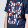 ROTE NASEN Funktionsshirt dunkelblau 
Druckmotiv