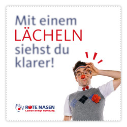 ROTE NASEN Brillenputztuch