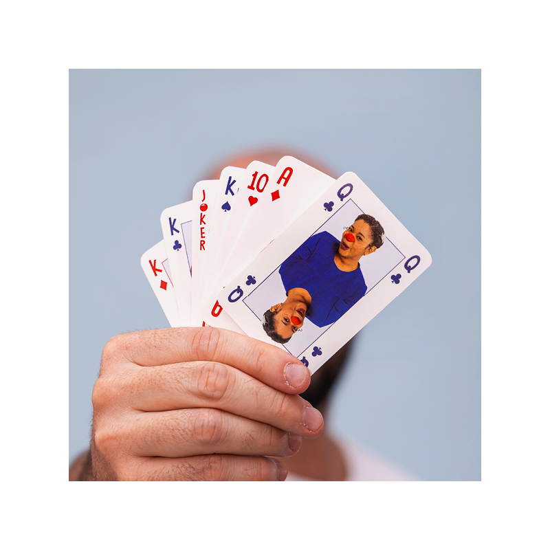 ROTE NASEN Spielkarten-Set für Rommé & Canasta | Gutes tun